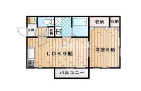 ハイツルナシーの間取り画像