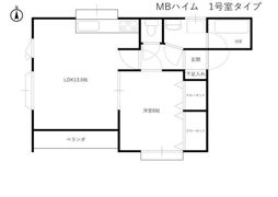 MBハイムの間取り画像
