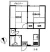 ベルージュK3の間取り画像