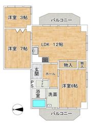 パレス富士見台の間取り画像