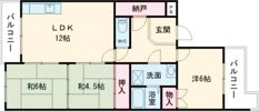 リバーサイド北別府の間取り画像