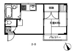 ベルージュK3の間取り画像