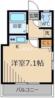 サニーヴィラ国立の間取り画像