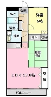 ハイツひまわりの間取り画像