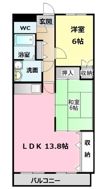 ハイツひまわりの間取り画像