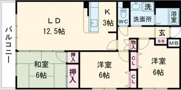 コンフォート南野の間取り画像