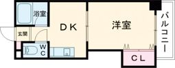 都部ハイツの間取り画像