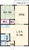 ソレイユⅠの間取り画像