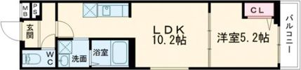 フジパレス東花園駅北Ⅰ番館の間取り画像