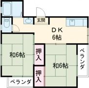 大奥マンションB棟の間取り画像