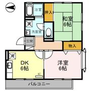 ハイムカール梅寿の間取り画像