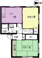 タウニーイースト B棟の間取り画像