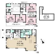杉並区宮前228戸建賃貸の間取り画像