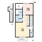 カーム近江の間取り画像