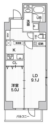 ･ﾌﾞﾗｳ菊川の間取り画像