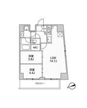 リテラス南千住サウスの間取り画像