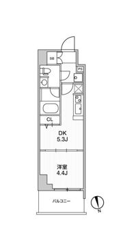 リテラス南千住サウスの間取り画像