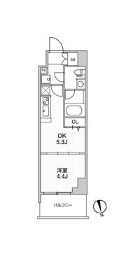 リテラス南千住サウスの間取り画像