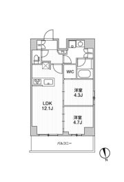 リテラス南千住サウスの間取り画像