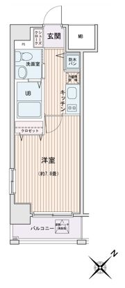 HF門前仲町レジデンスの間取り画像