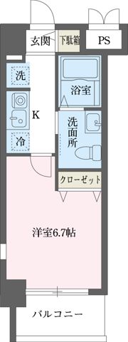 LaSante立川の間取り画像