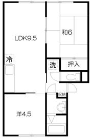 ハイツディージーの間取り画像
