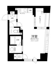 アクシルコート東中野の間取り画像
