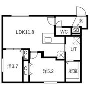 SPARKLE 裏参道(スパークル裏参道)の間取り画像