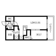 SPARKLE 裏参道(スパークル裏参道)の間取り画像