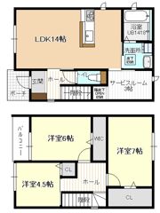 五才美町126KODATEXⅤ-Aの間取り画像
