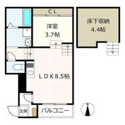 セントラルコート山王の間取り画像