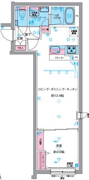 GENOVIA中野坂上の間取り画像