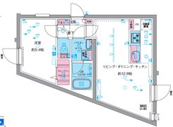 GENOVIA中野坂上の間取り画像