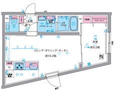 GENOVIA中野坂上の間取り画像