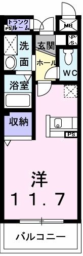 アライブF Ⅲの間取り画像