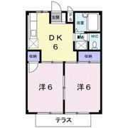 サンリバーハイツの間取り画像