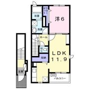 ブラウニーメゾンFの間取り画像