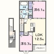 春夏冬Ⅲの間取り画像
