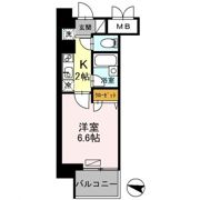 カスタリア住吉の間取り画像