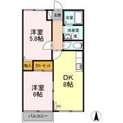 サニーハウスの間取り画像