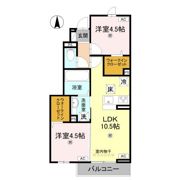 Mahalo 膳所本町（ﾏﾊﾛ）の間取り画像