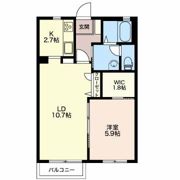 アバンシス清水町 Aの間取り画像