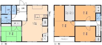 清水町4丁目大町借家の間取り画像