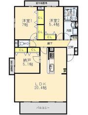 prendreの間取り画像