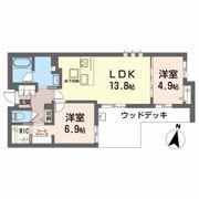 シャーメゾン弁天の間取り画像
