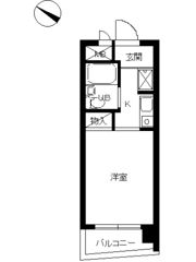 スカイコート戸越銀座の間取り画像