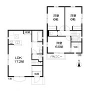 流山木戸建貸家 B棟の間取り画像