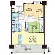 アンピール熊本城の間取り画像