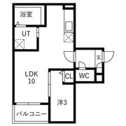 Jack nishikananoiⅠの間取り画像