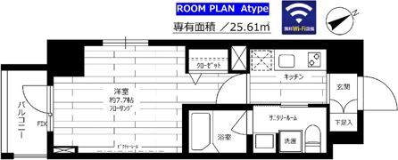 ステージファースト吾妻橋の間取り画像